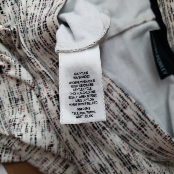 Cynthia Rowley A Line Black & White Skirt XS - Picture 3 of 3